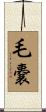 毛嚢 Scroll