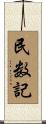 民数記 Scroll