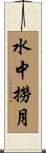 水中撈月 Scroll