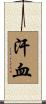 汗血 Scroll
