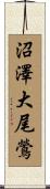 沼澤大尾鶯 Scroll