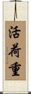 活荷重 Scroll