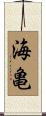 Sea Turtle Scroll