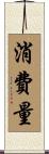 消費量 Scroll