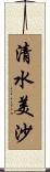 清水美沙 Scroll