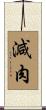 減肉 Scroll