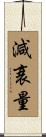 減衰量 Scroll