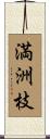 満洲枝 Scroll