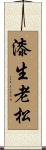 漆生老松 Scroll