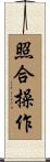 照合操作 Scroll