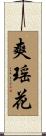 爽瑶花 Scroll