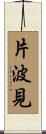 片波見 Scroll
