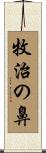 牧治の鼻 Scroll