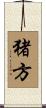 猪方 Scroll