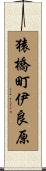 猿橋町伊良原 Scroll