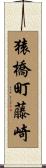 猿橋町藤崎 Scroll