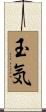 玉気 Scroll