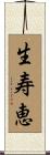 生寿恵 Scroll