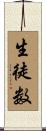 生徒数 Scroll