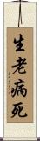 Birth Old-Age Sickness Death Scroll