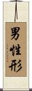 男性形 Scroll