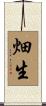 畑生 Scroll