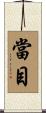 當目 Scroll