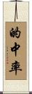 的中率 Scroll