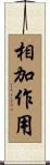 相加作用 Scroll