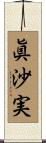 眞沙実 Scroll