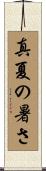 真夏の暑さ Scroll