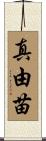 真由苗 Scroll