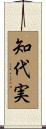 知代実 Scroll