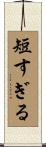 短すぎる Scroll
