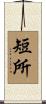 短所 Scroll