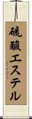 硫酸エステル Scroll