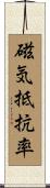 磁気抵抗率 Scroll