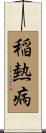 稲熱病 Scroll