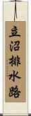 立沼排水路 Scroll
