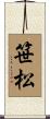 笹松 Scroll