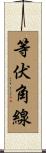等伏角線 Scroll