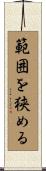 範囲を狭める Scroll