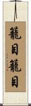 籠目籠目 Scroll