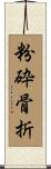 粉砕骨折 Scroll
