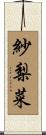 紗梨菜 Scroll