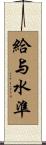 給与水準 Scroll