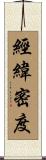 經緯密度 Scroll