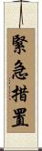 緊急措置 Scroll