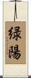 緑陽 Scroll