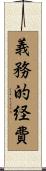 義務的経費 Scroll